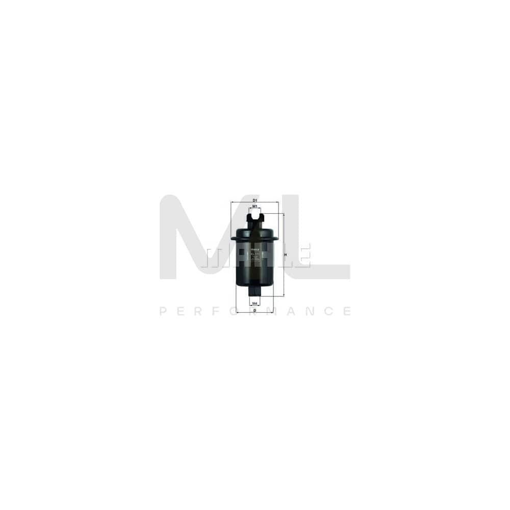 MAHLE ORIGINAL KL 111 Fuel filter In-Line Filter | ML Performance Car Parts