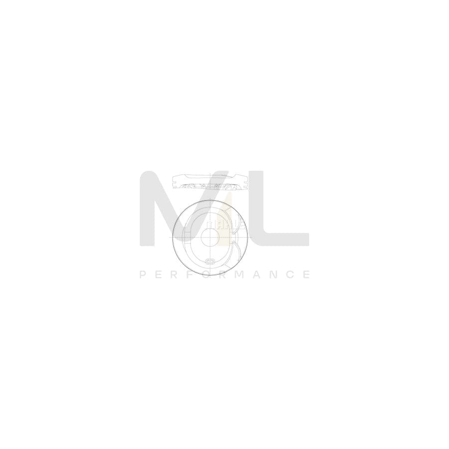 MAHLE ORIGINAL 607 81 02 Piston 79,5 mm | ML Performance Car Parts