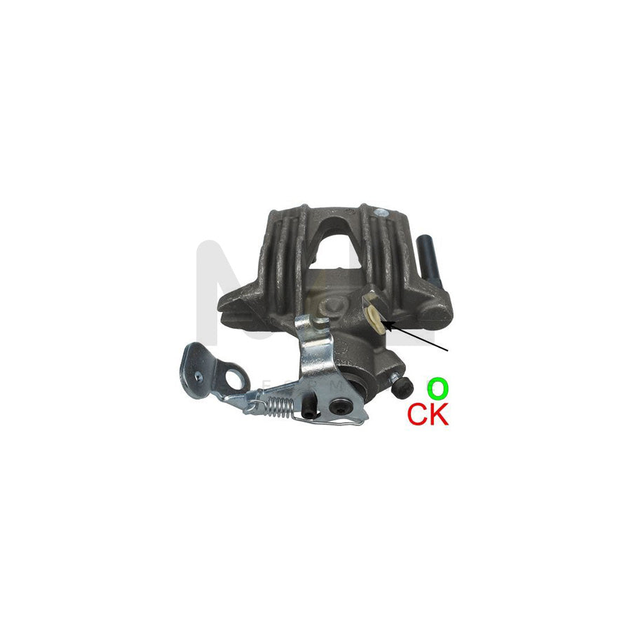 TEXTAR 38129100 Brake Caliper for OPEL ASTRA without holder
