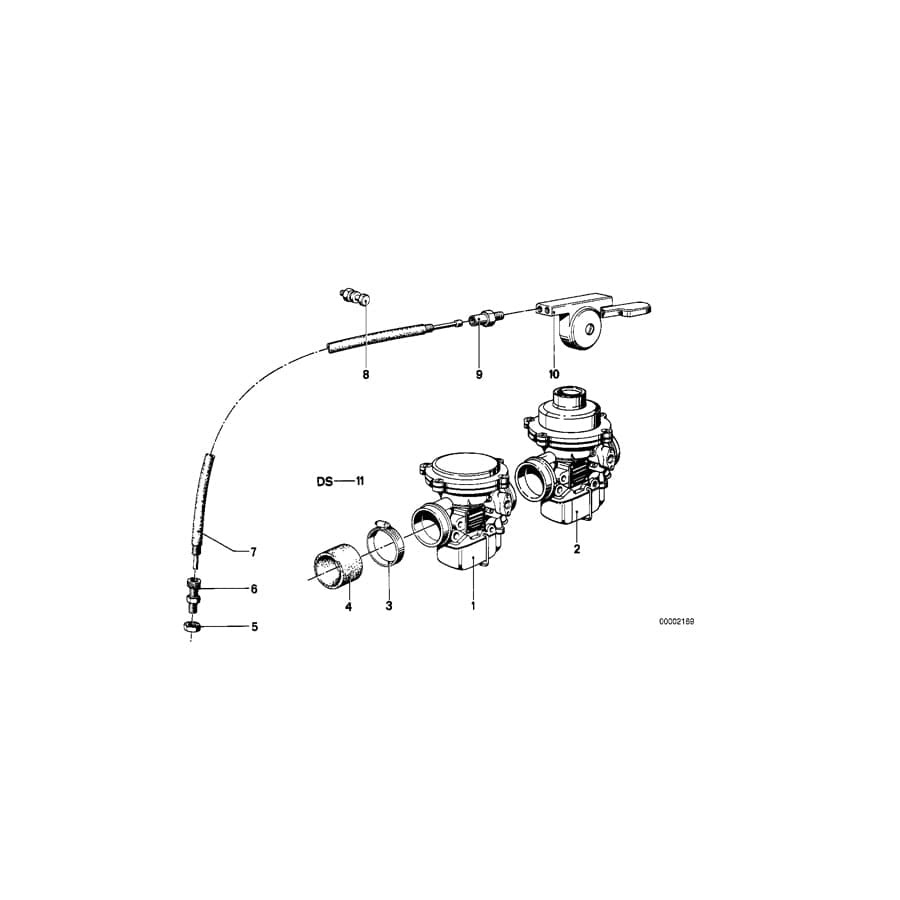 Genuine BMW 13111336979 Carburettor Left 64/32/321 (Inc. R 75)