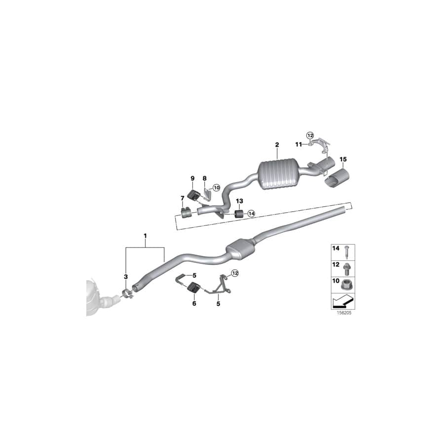 Genuine BMW 18207795017 F01 E91 F10 Holder (Inc. 730d, 525d & 730dX)