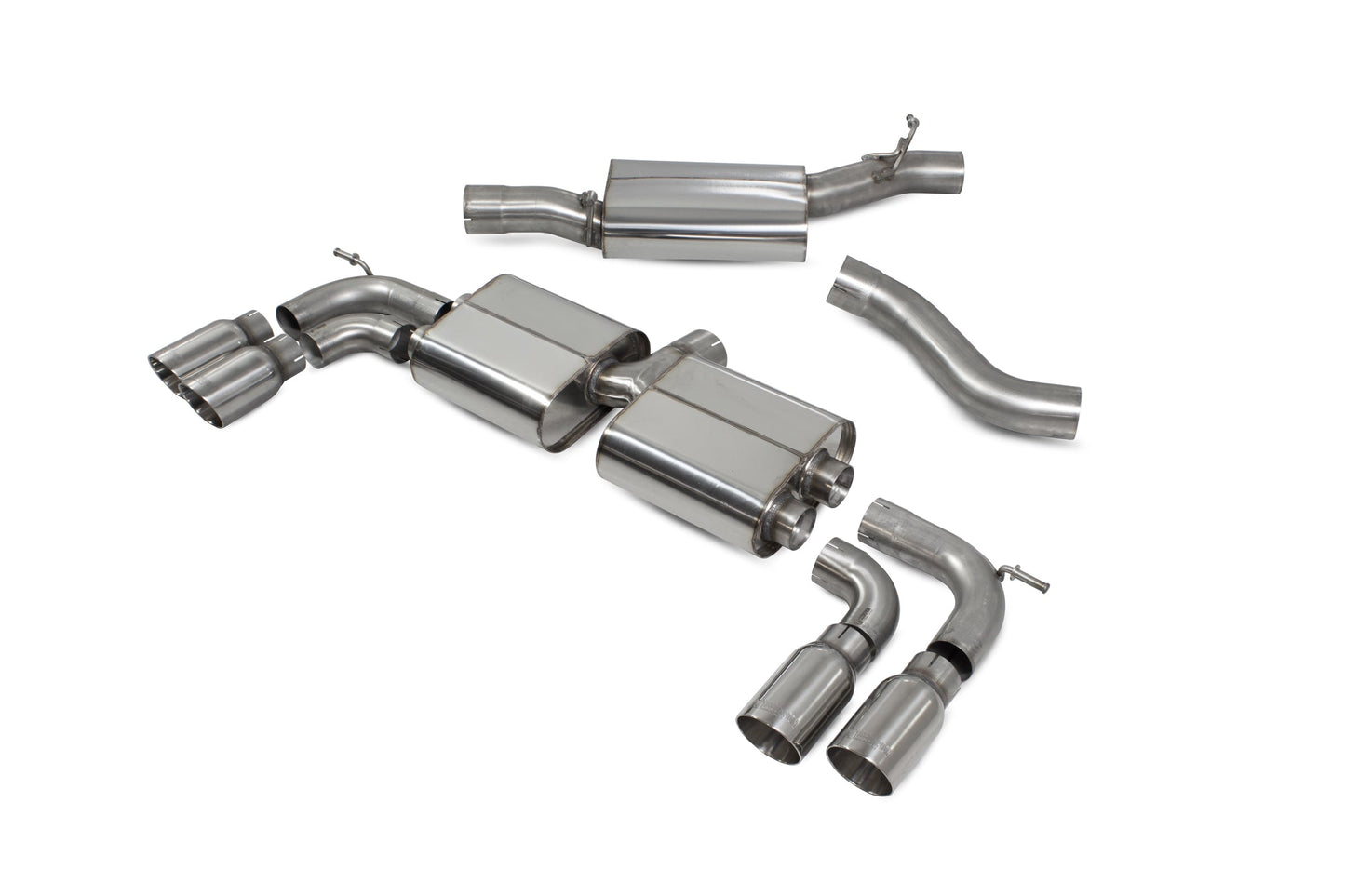Scorpion SVW066 VW Golf R MK8 Resonated Cat/Gpf Back System | ML Performance UK UK