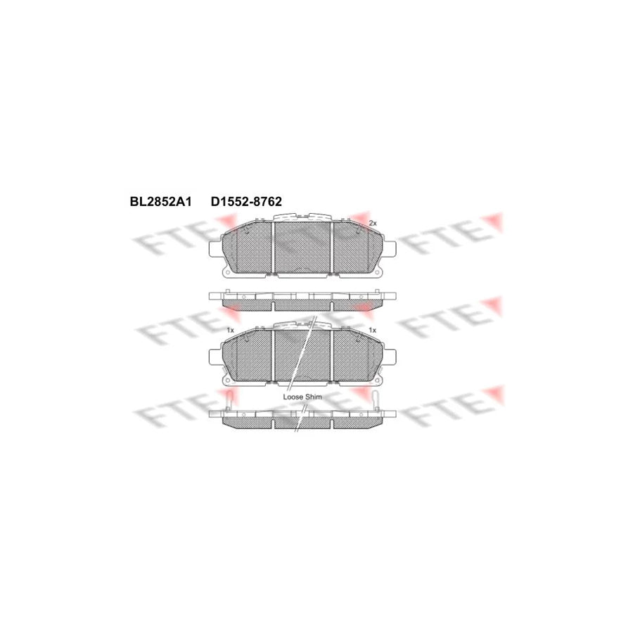FTE 9011235 Brake Pad Set For