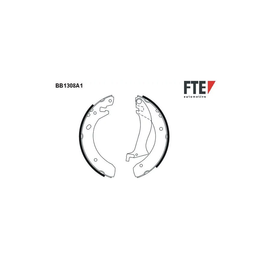 FTE 9100076 Brake Shoe Set for Land Rover Freelander