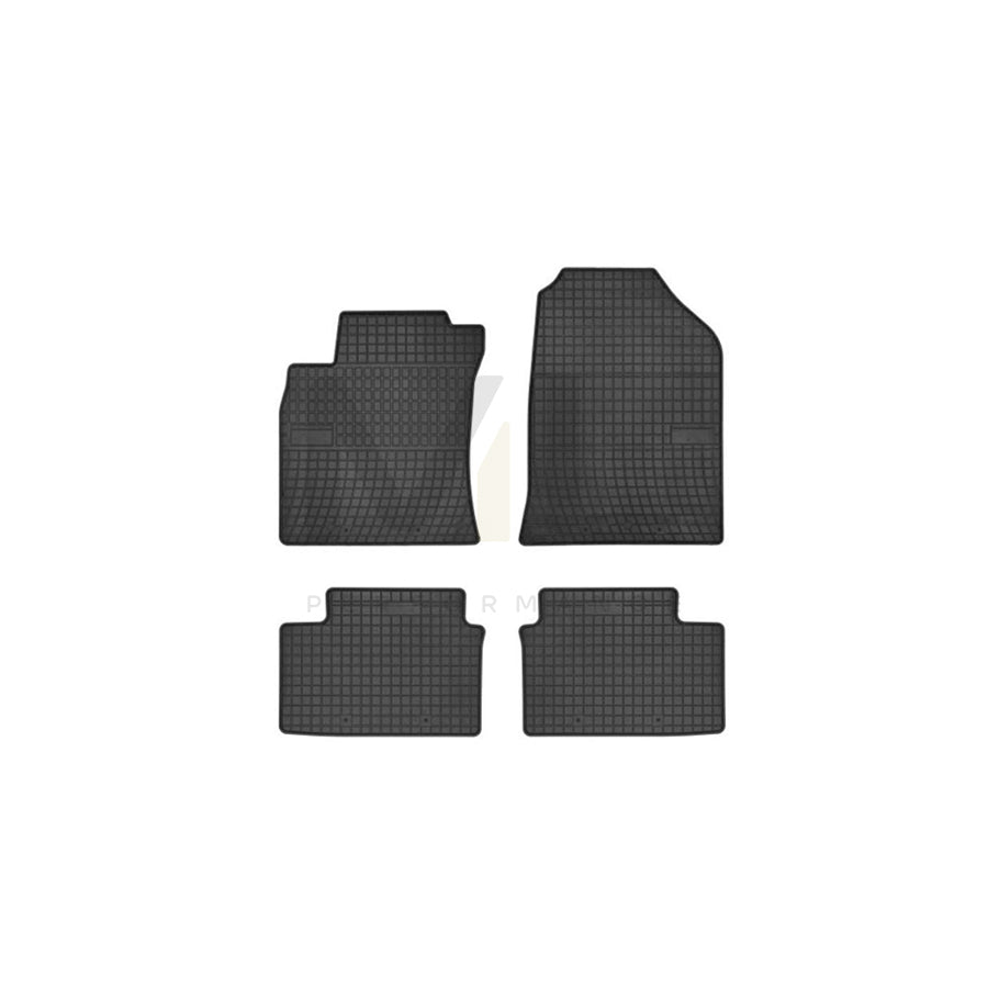 FROGUM Tailored 547884 Floor mat set for HYUNDAI i30 III Hatchback (PDE, PD, PDEN) Elastomer, Front and Rear, Quantity: 4, Black, (LHD)