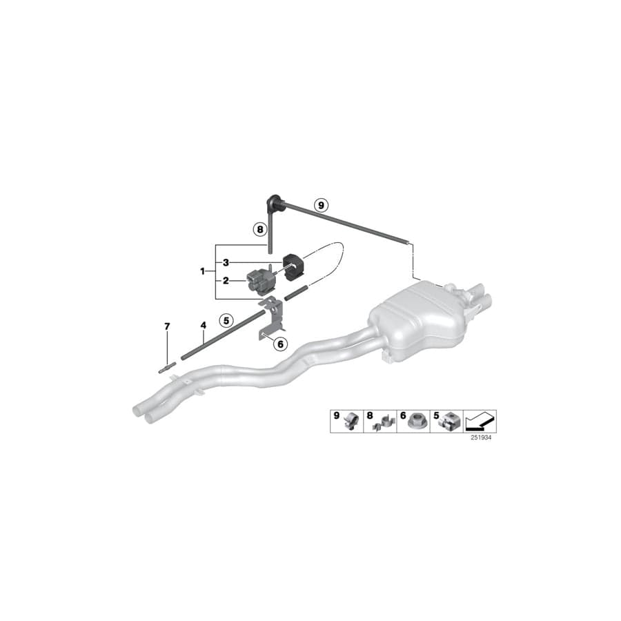 Genuine BMW 18307613666 E89 Electric Changeover Valve With Bracket (Inc. Z4)
