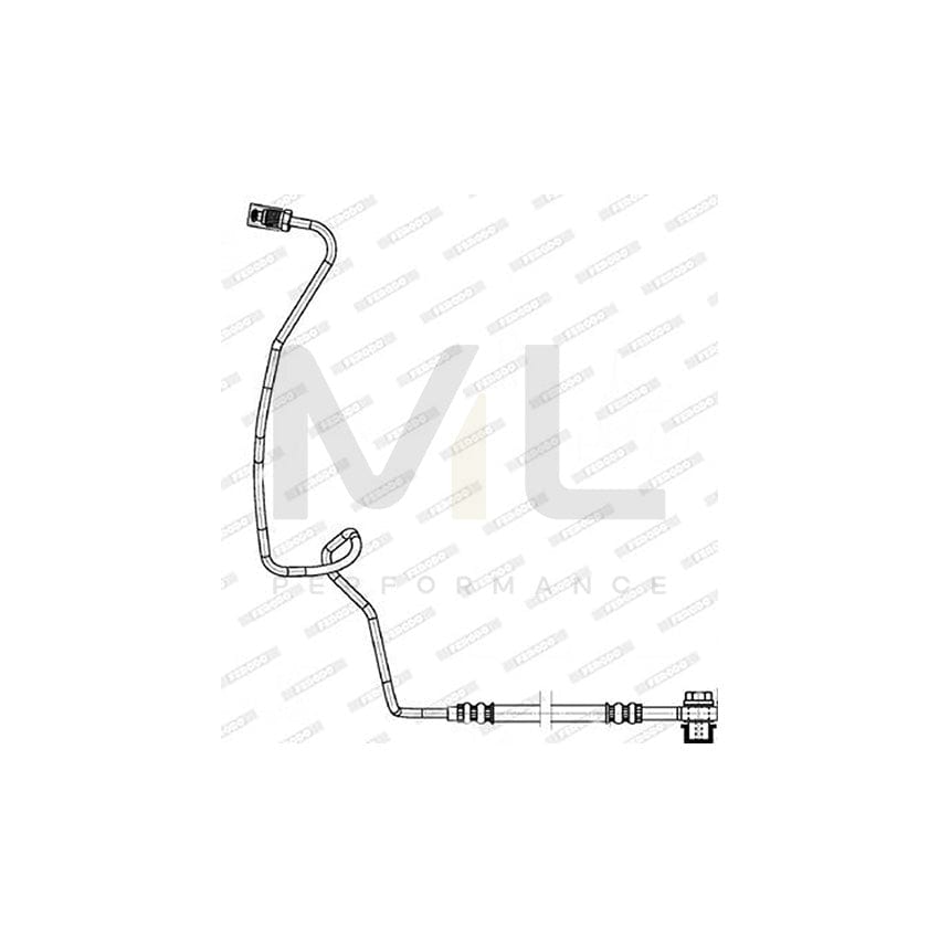 Ferodo FHY2517 Brake Hose 335Mm, M 10X1