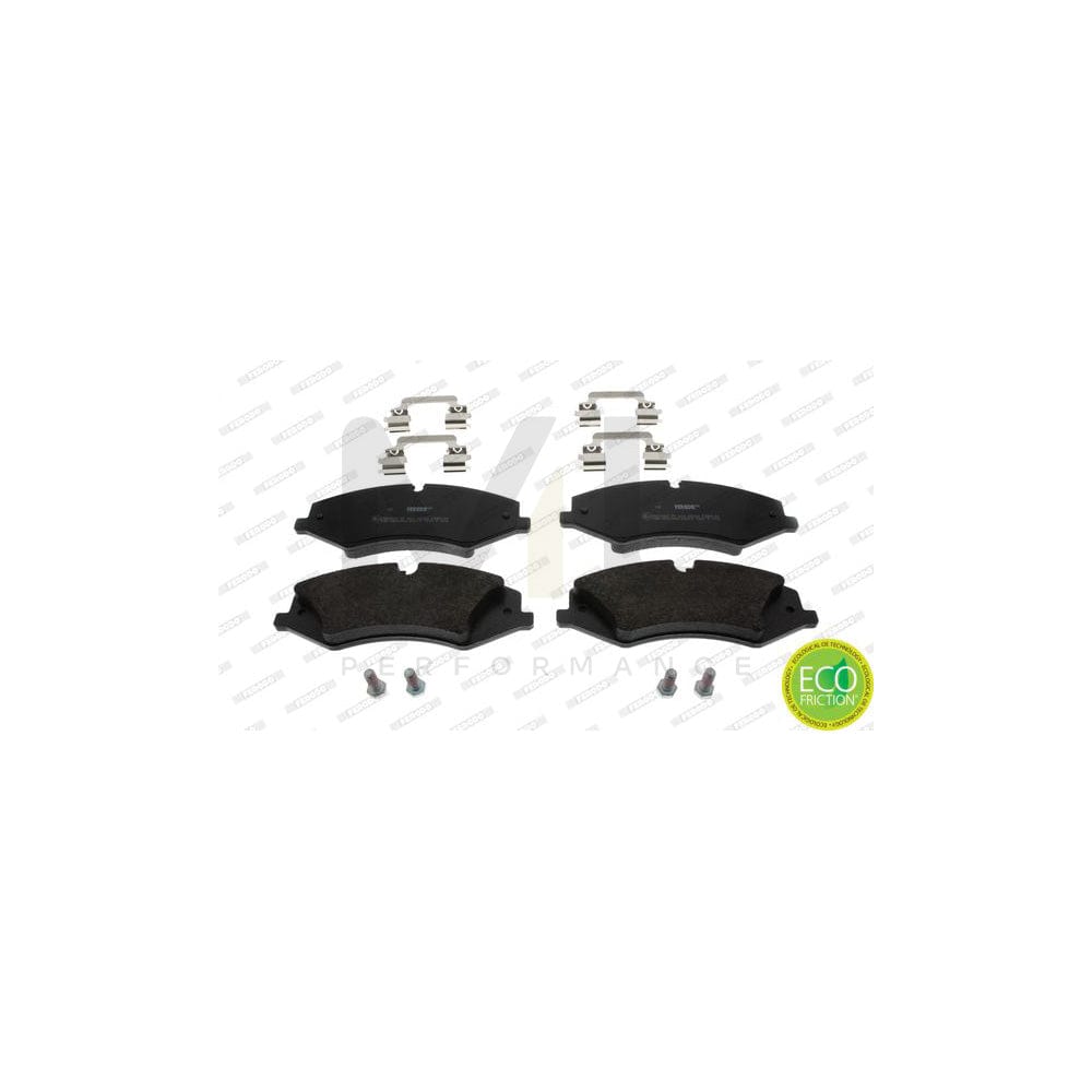 Ferodo Premier Eco Friction FDB4104 Brake Pad Set Prepared for Wear Indicator, With Accessories