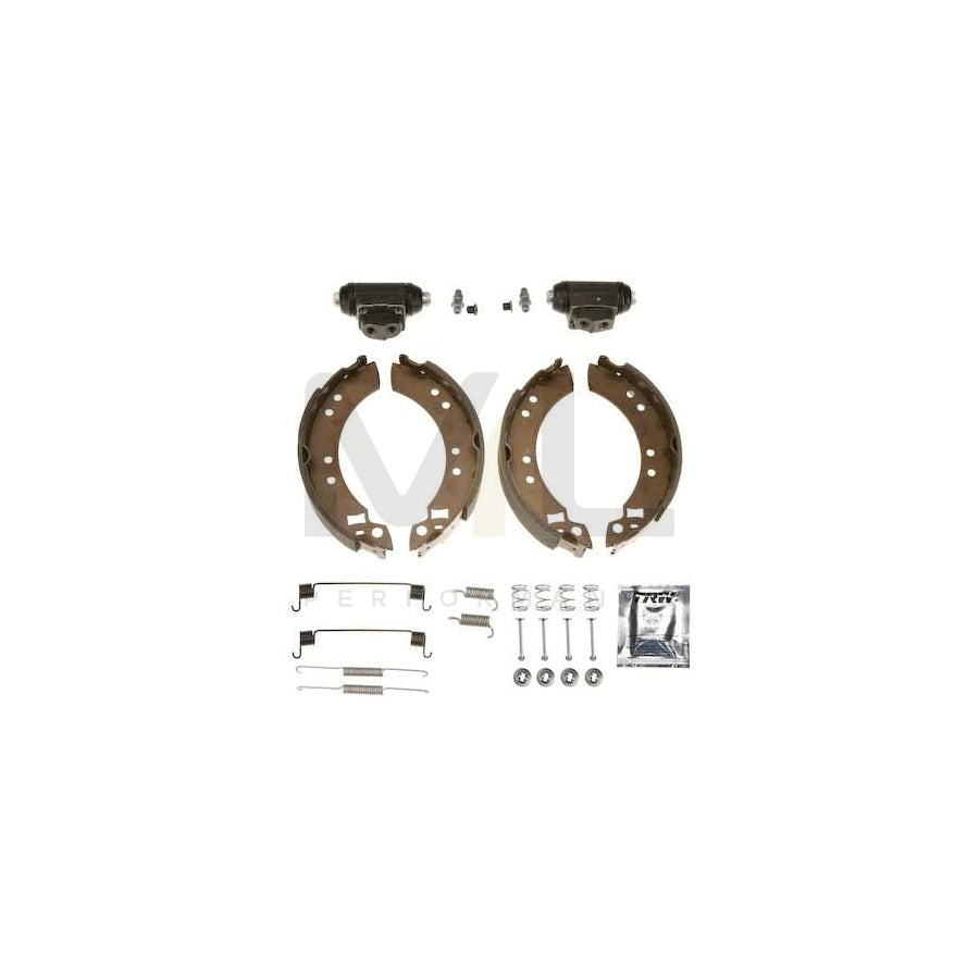 TRW Brake Kit BK1670 Brake Shoe Set with wheel brake cylinder
