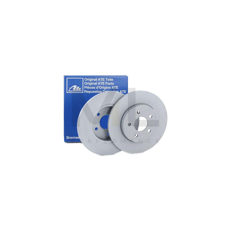 ATE 24.0112-0154.1 Brake Disc Solid, Coated - 1 piece