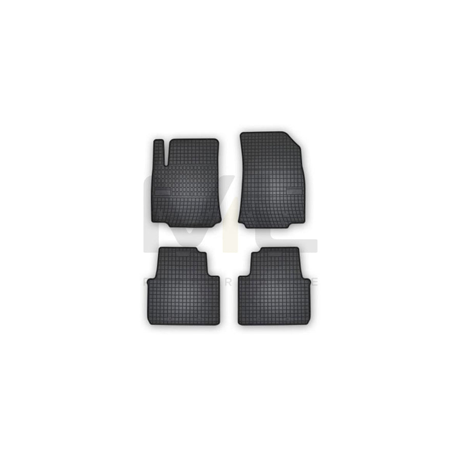 FROGUM Tailored 402249 Floor mat set for CITROEN C3 Aircross II (2R, 2C) Elastomer, Front and Rear, Quantity: 4, Black, (LHD)