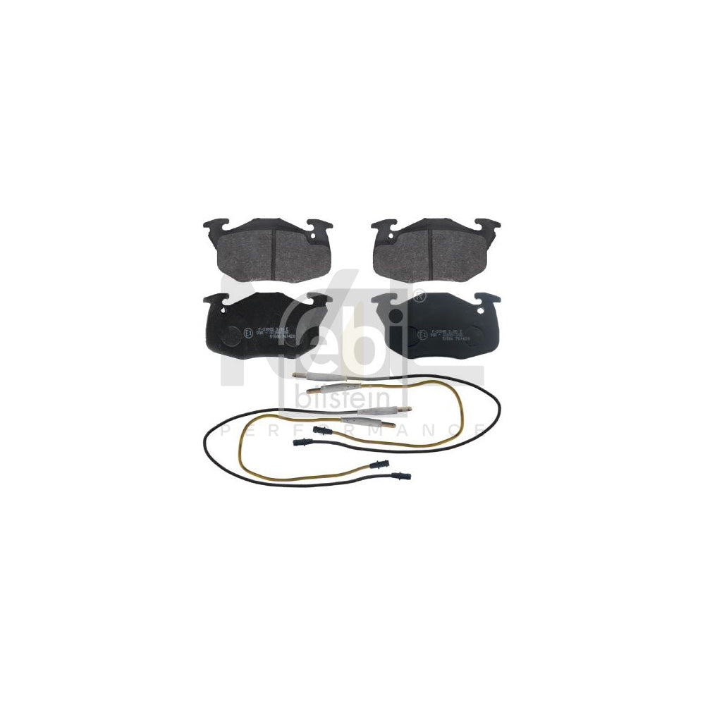 Febi Bilstein 16291 Brake Pad Set Front Axle, Incl. Wear Warning Contact | ML Performance Car Parts