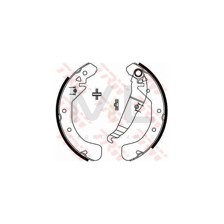 TRW GS8637 Brake Shoe Set