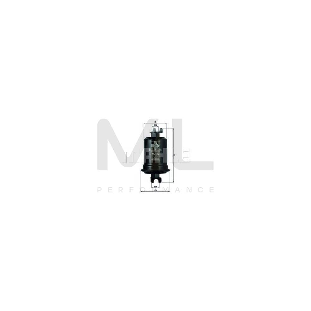 MAHLE ORIGINAL KL 112 Fuel filter for HYUNDAI Lantra I Saloon (J-1) In-Line Filter | ML Performance Car Parts