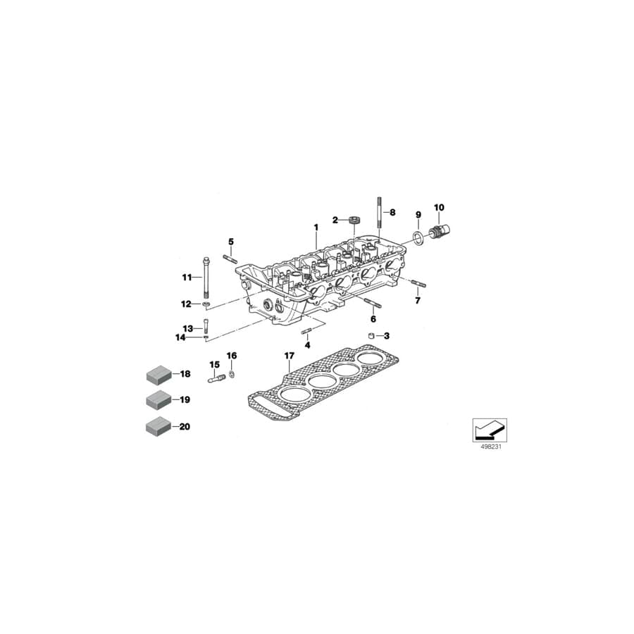 Genuine BMW 11122200796 Classic O-Ring 34X2,3 (Inc. E36 318iS)