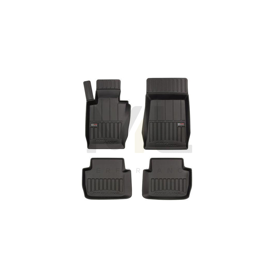 FROGUM Tailored 3D409668 Floor mat set for BMW 3 Saloon (E46) Elastomer, Front and Rear, Quantity: 4, Black, (LHD)