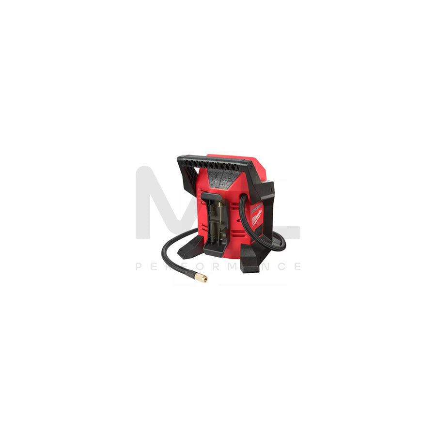 MILWAUKEE 4933464124 Air compressor 12V, 8.27 bar, Rechargeable Battery Pack, digital with rechargeable battery