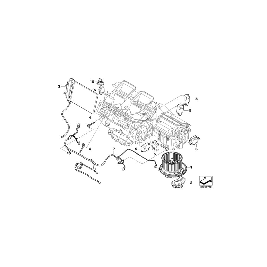 Genuine BMW 64116932684 E82 E87 E81 Wiring Set, Heater/Air Conditioning VALEO (Inc. 116d, 123d & 120i)