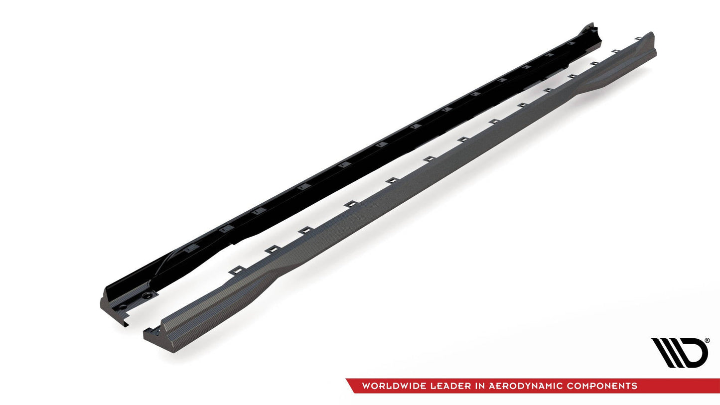 MAXTON DESIGN CF-BM-1-40-M-SD1-245-P CARBON FIBER SIDE SKIRTS BMW 1 F40 M-PACK/ M135I | ML Performance