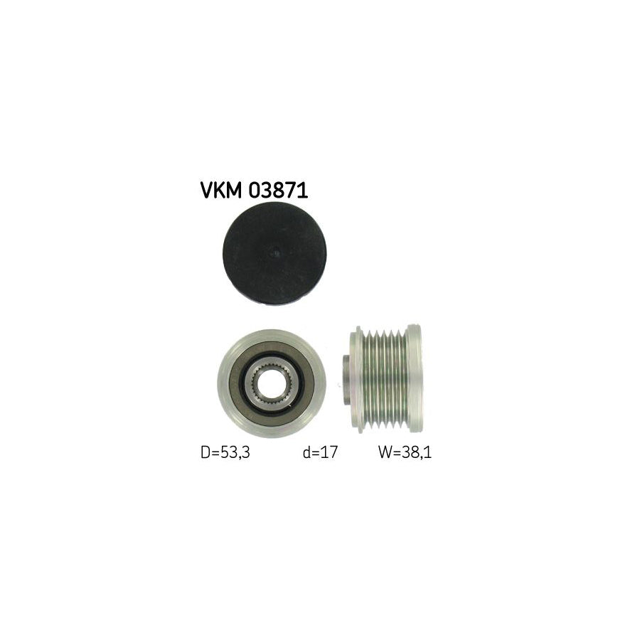 Skf Vkm 03871 Alternator Freewheel Clutch