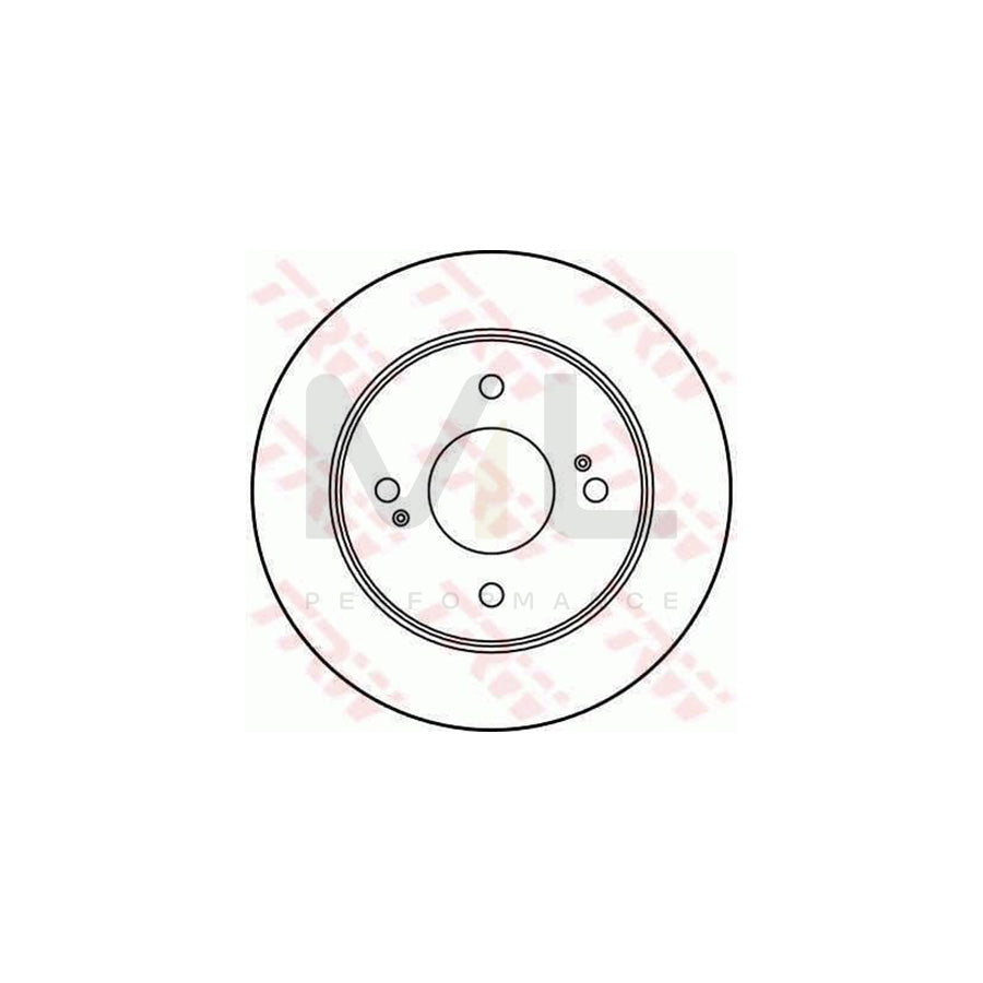 TRW DF3018 Brake Disc Vented - 1 piece