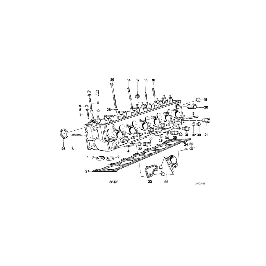 Genuine BMW 11122241452 E30 E34 Divider (Inc. 324td, 324d & 524td)