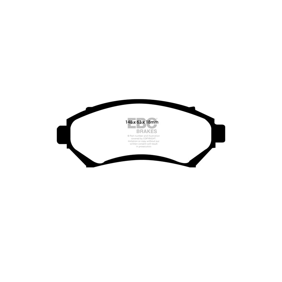 EBC DP31100C Pontiac Grand Prix Redstuff Front Brake Pads 2 | ML Performance UK Car Parts