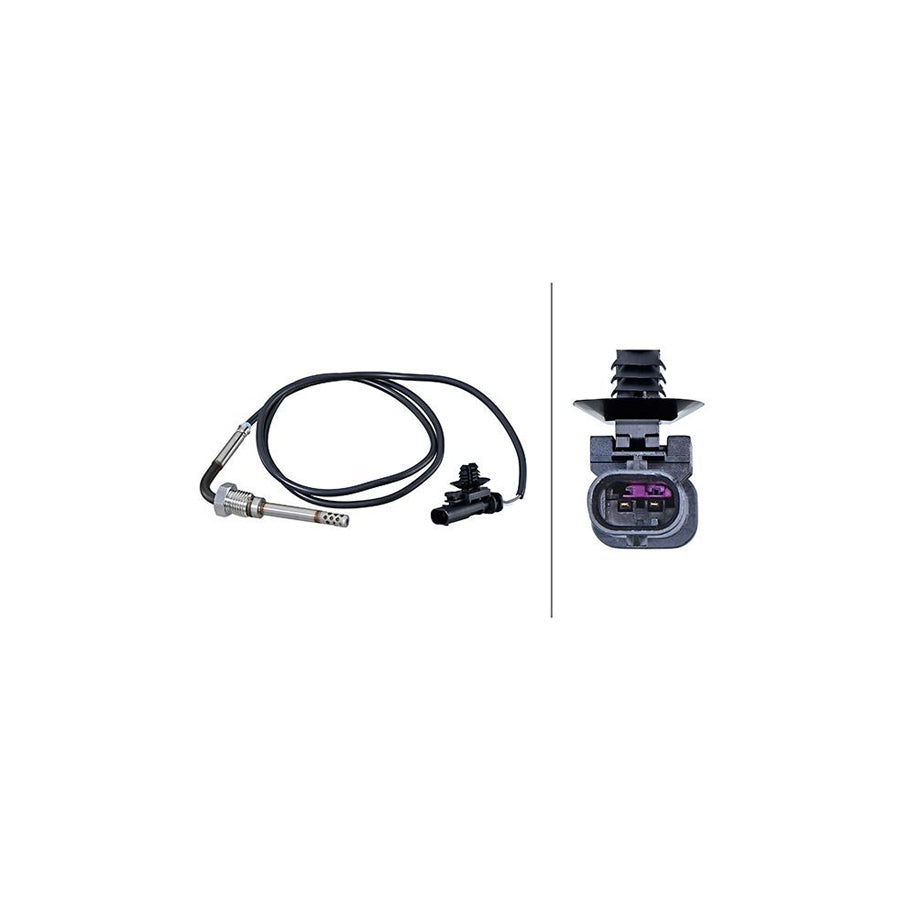 Hella 6PT 010 376-531 Sensor, Exhaust Gas Temperature For Alfa Romeo Giulietta