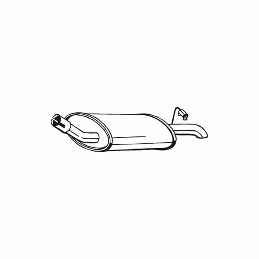 Bosal 154-929 Rear Silencer for Ford Fiesta