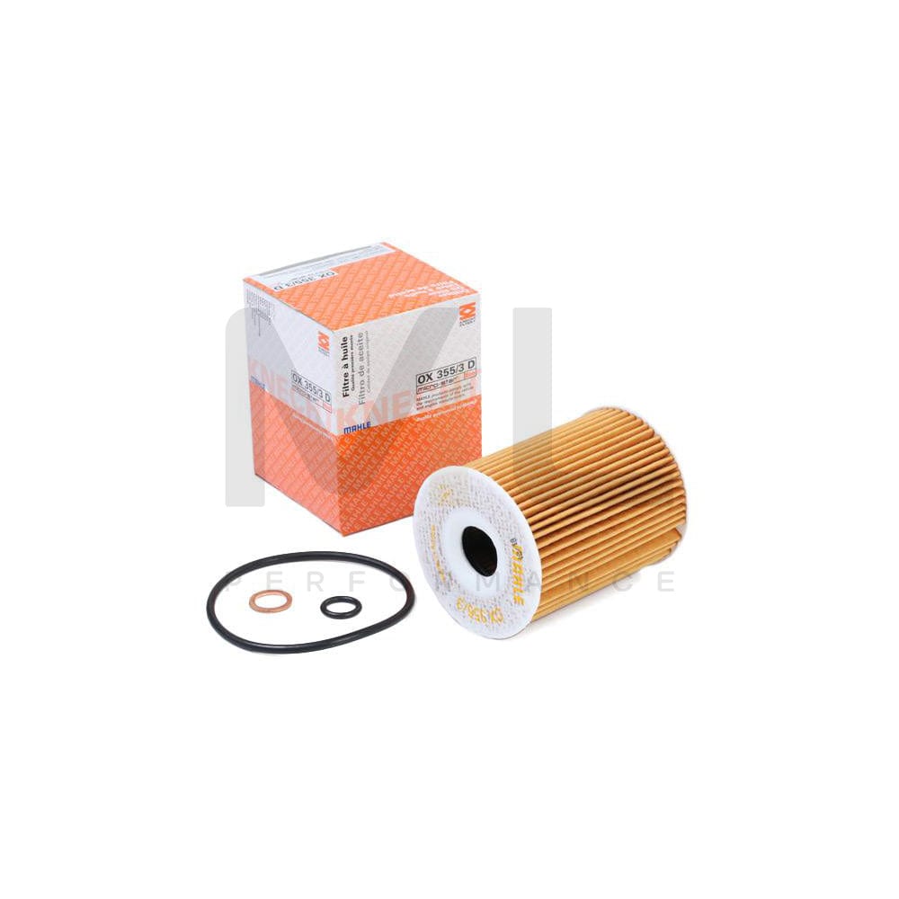 MAHLE ORIGINAL OX 355/3D Oil Filter Filter Insert | ML Performance Car Parts