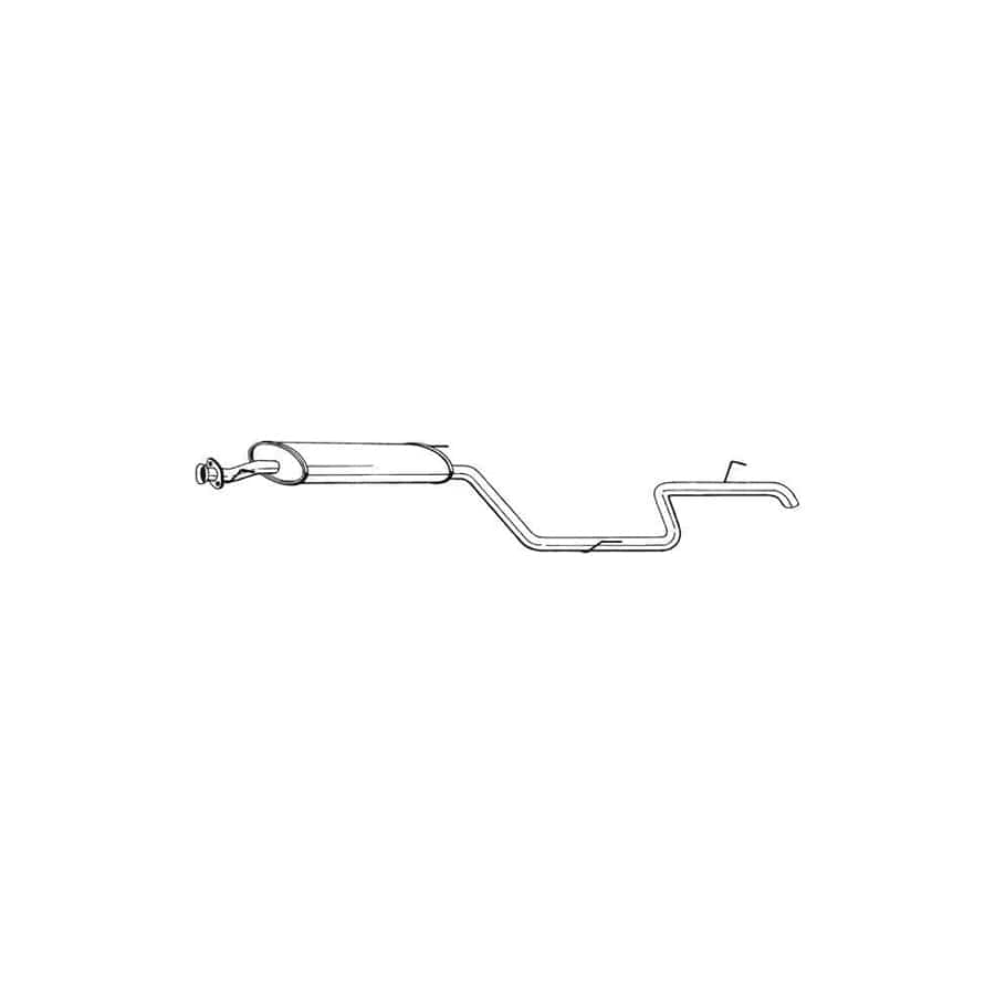 Bosal 291-121 Rear Silencer Suitable for Mercedes-Benz Vito