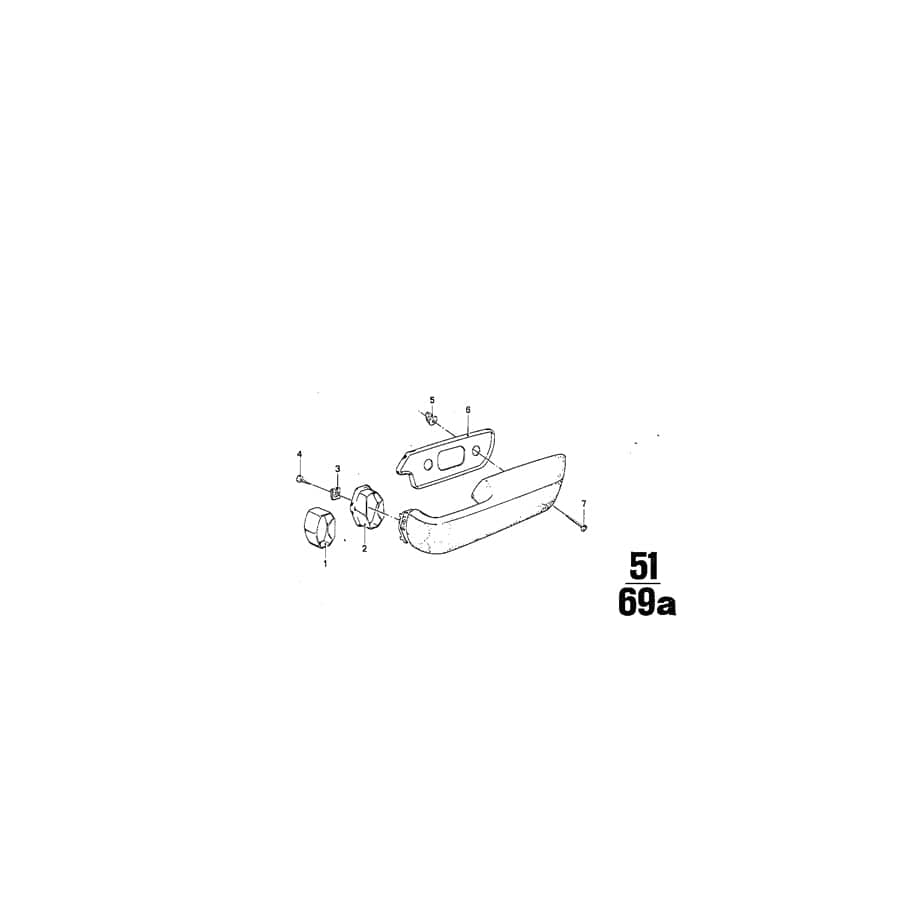 Genuine BMW 51421813568 Decorative Frame Right (Inc. 3.0S & 3.0Si)