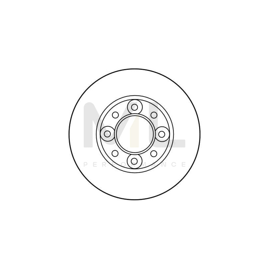 TRW DF1301 Brake Disc Solid - 1 piece