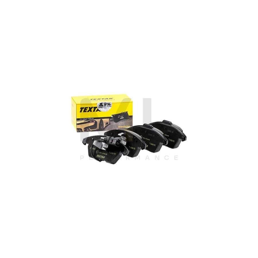 TEXTAR 2358701 Brake pad set with integrated wear warning contact