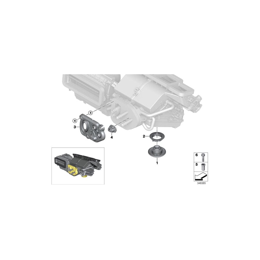 Genuine BMW 64119290524 I15 Supporting Ring (Inc. i8)