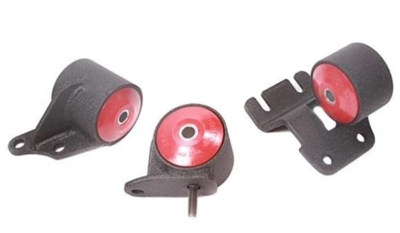Innovative Mounts Innovative 90-93 Integra B-Series Black Steel Mounts 60A Bushings (Auto Trans)
