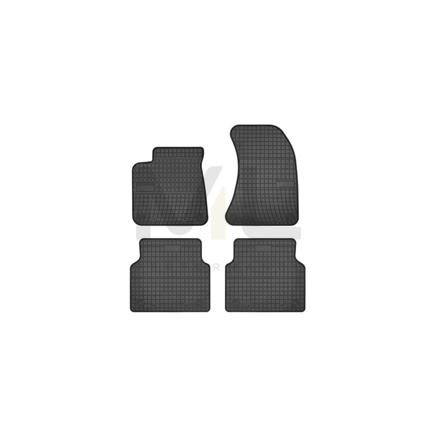 FROGUM Tailored 546986 Floor mat set for AUDI A8 D4 (4H2, 4H8, 4HC, 4HL) Elastomer, Front and Rear, Quantity: 4, Black, (LHD)