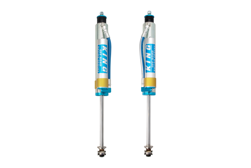 King Shocks 07-18 Jeep Wrangler JK Front 2.5 Dia Piggy Hose Res Shock 6in Lift (Pair)