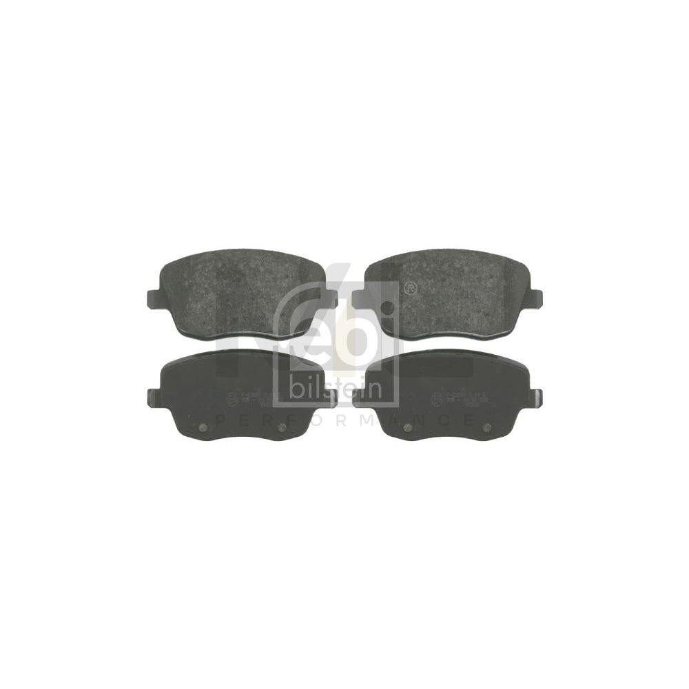 Febi Bilstein 16484 Brake Pad Set Front Axle, Excl. Wear Warning Contact | ML Performance Car Parts