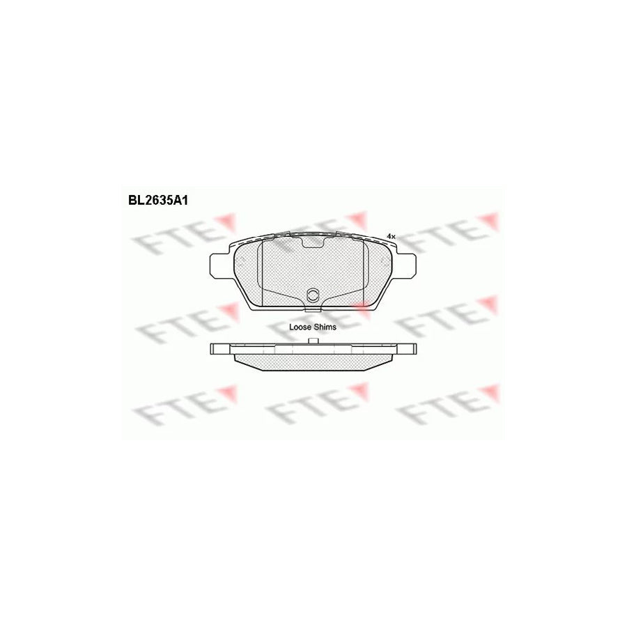 FTE Bl2635A1 Brake Pad Set