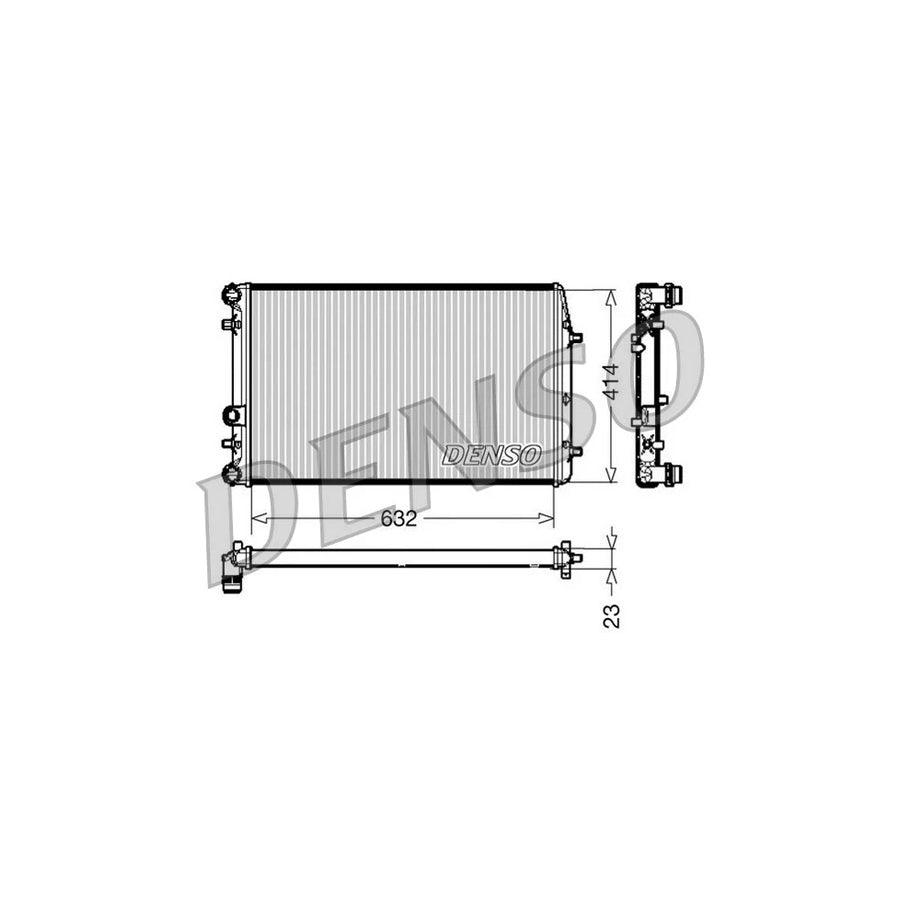DENSO DRM27005 Engine Radiator