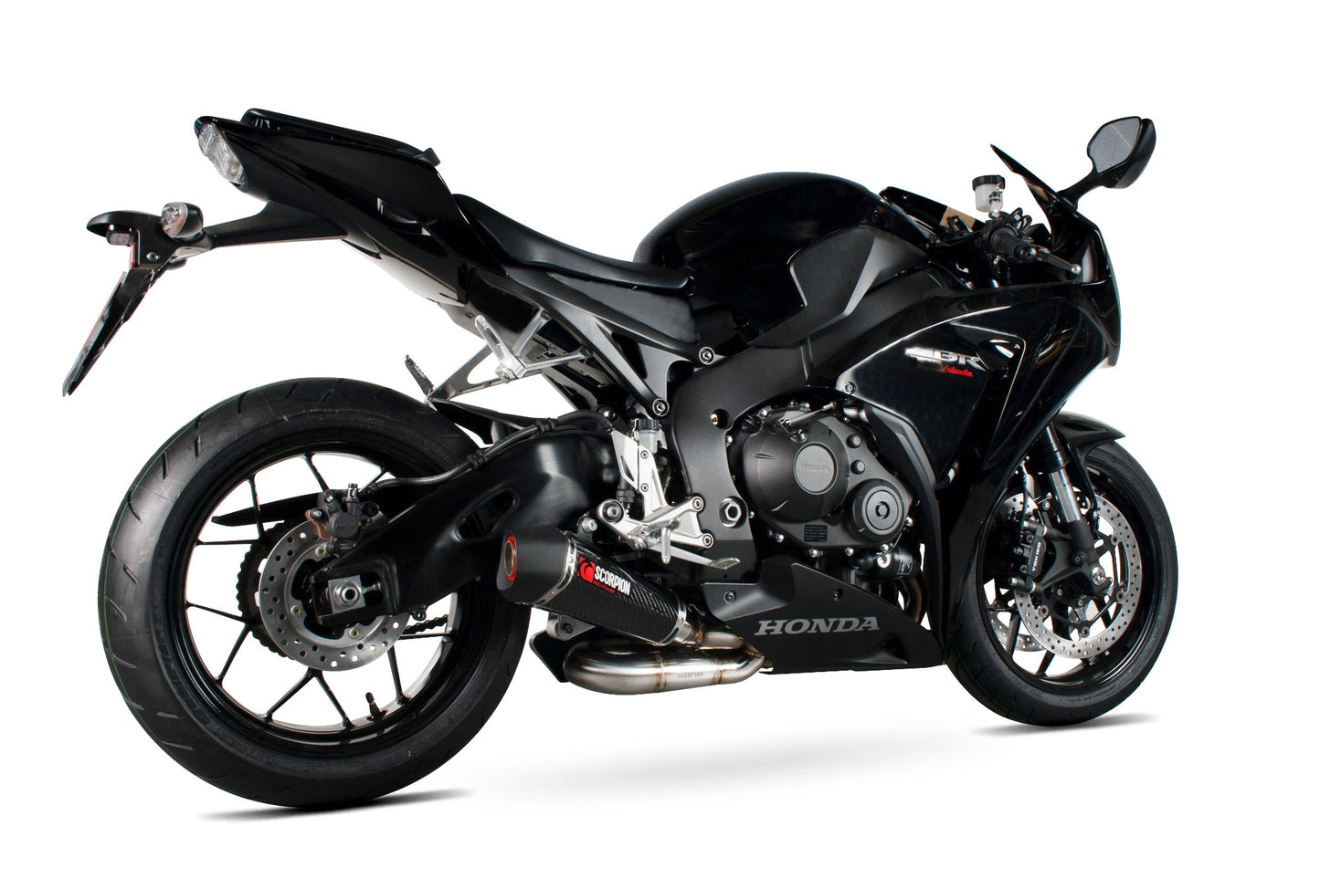 Scorpion RHA162CEO Honda CBR1000 RR Fireblade Serket Taper Slip-On - Carbon Fibre Sleeve | ML Performance UK UK