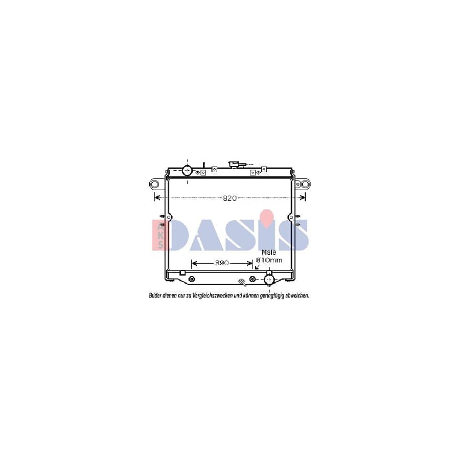 AKS Dasis 210118N Engine Radiator