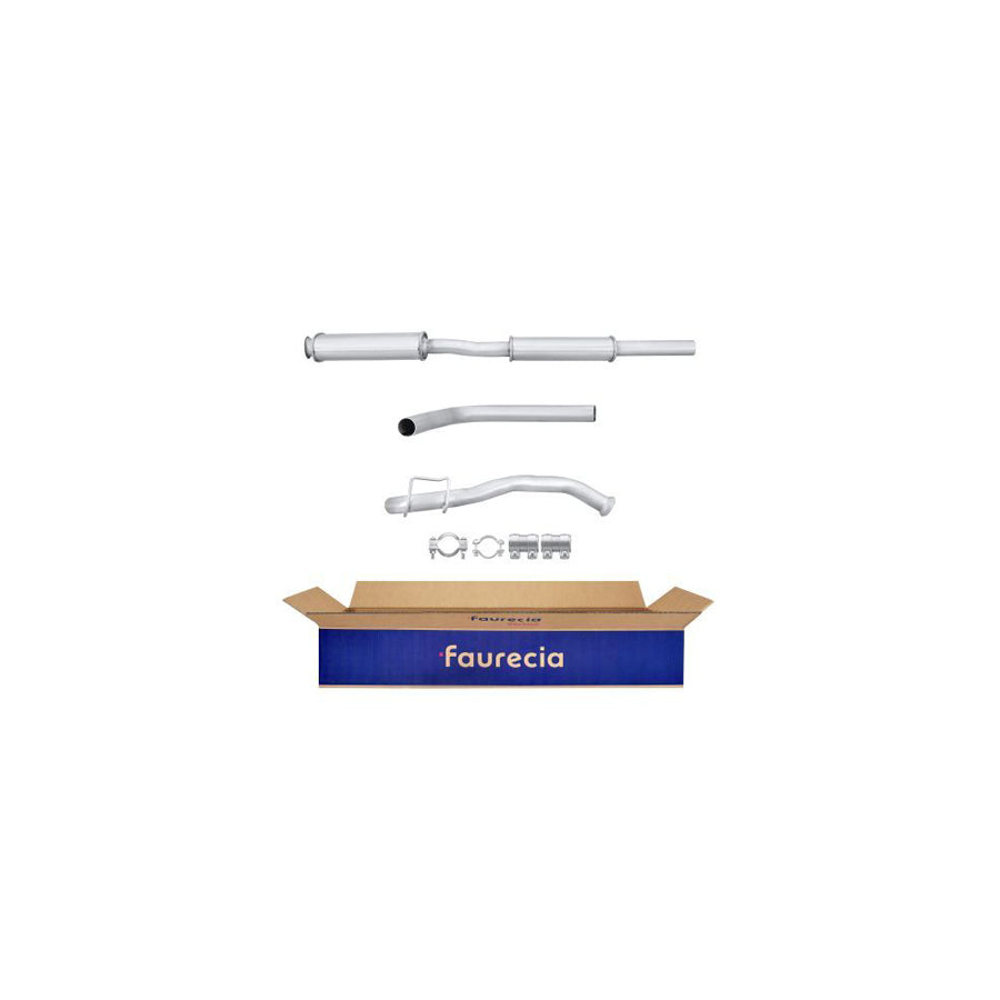 Hella 8LC 366 025-601 Middle Silencer For Renault Rapid Van (F40, G40)