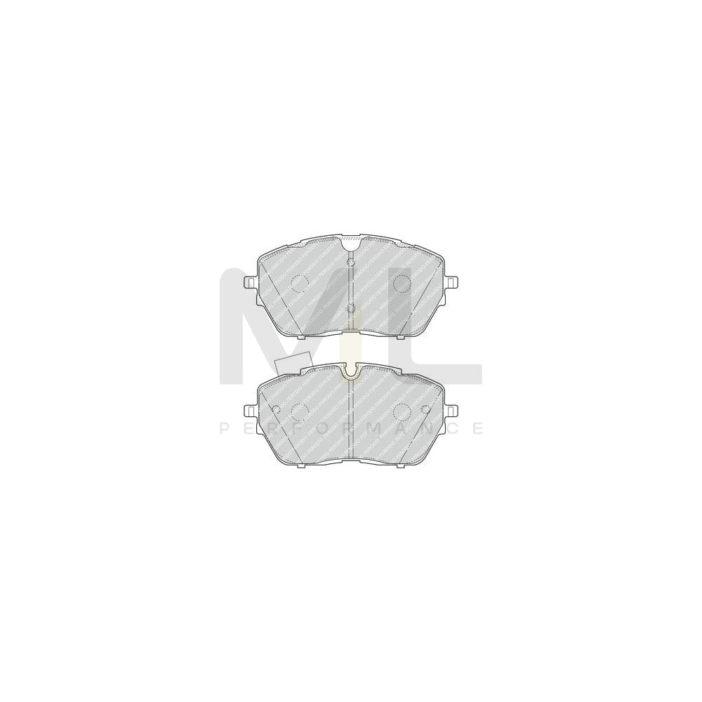 Ferodo Premier Eco Friction FDB4929 Brake Pad Set With Acoustic Wear Warning, With Accessories