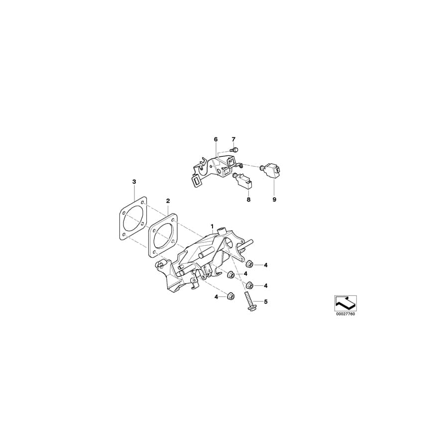 Genuine BMW 35111163518 E38 Power Brake Skinplate D=78,5mm (Inc. 728iL, 735iL & 725tds)