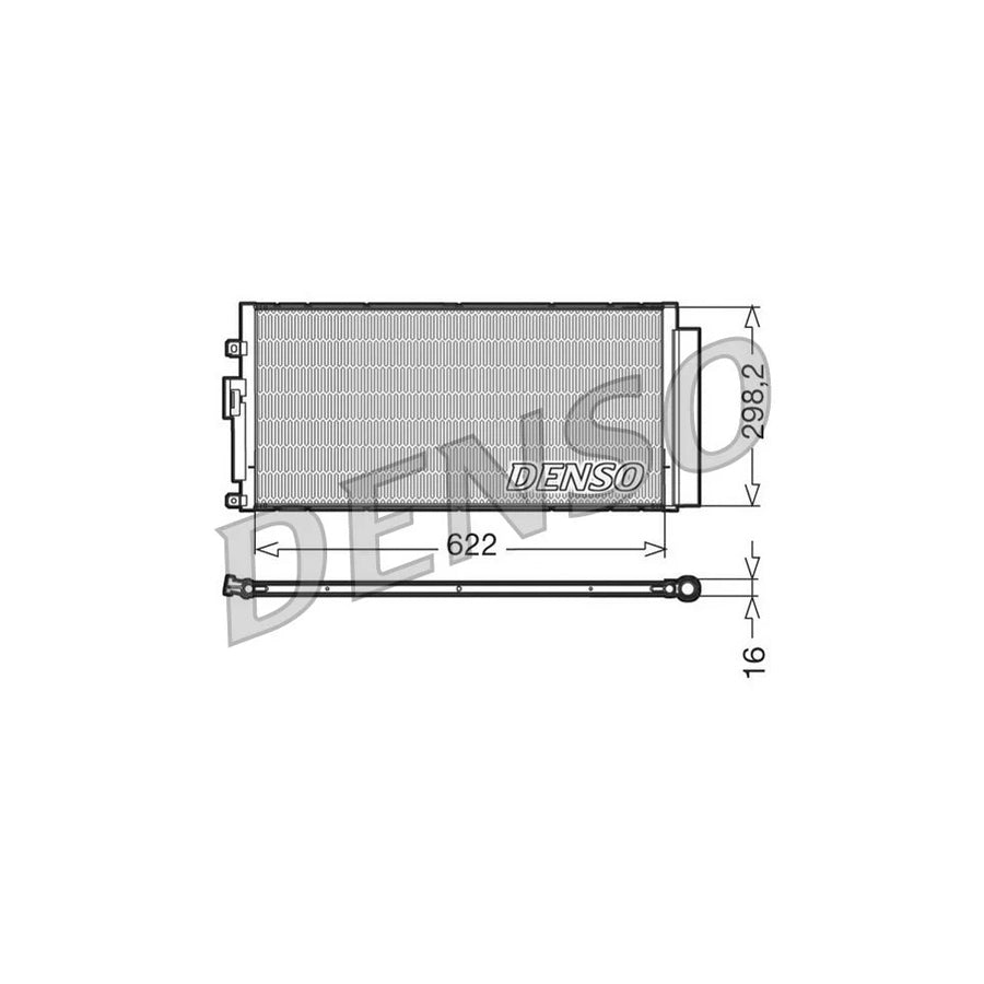 DENSO DCN09046 Air Conditioning Condenser for Abarth 500 / 595 / 695