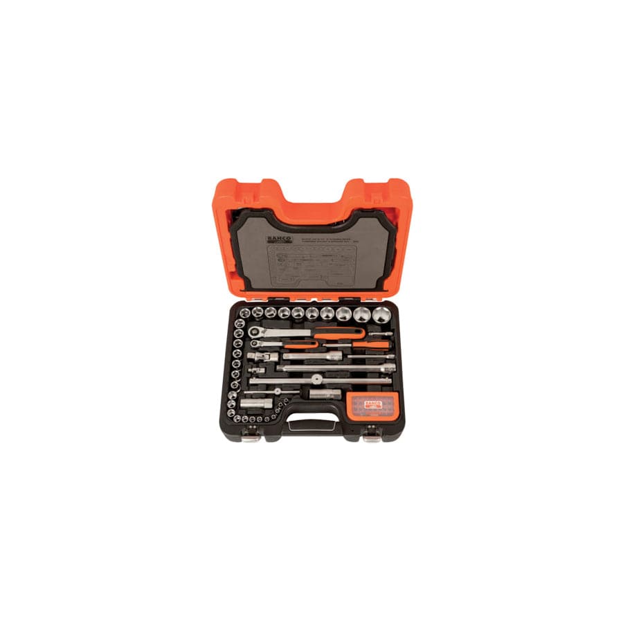 Bahco BAHS95 S95 1/4in & 1/2in Drive Socket & Mech Set, 95 Piece