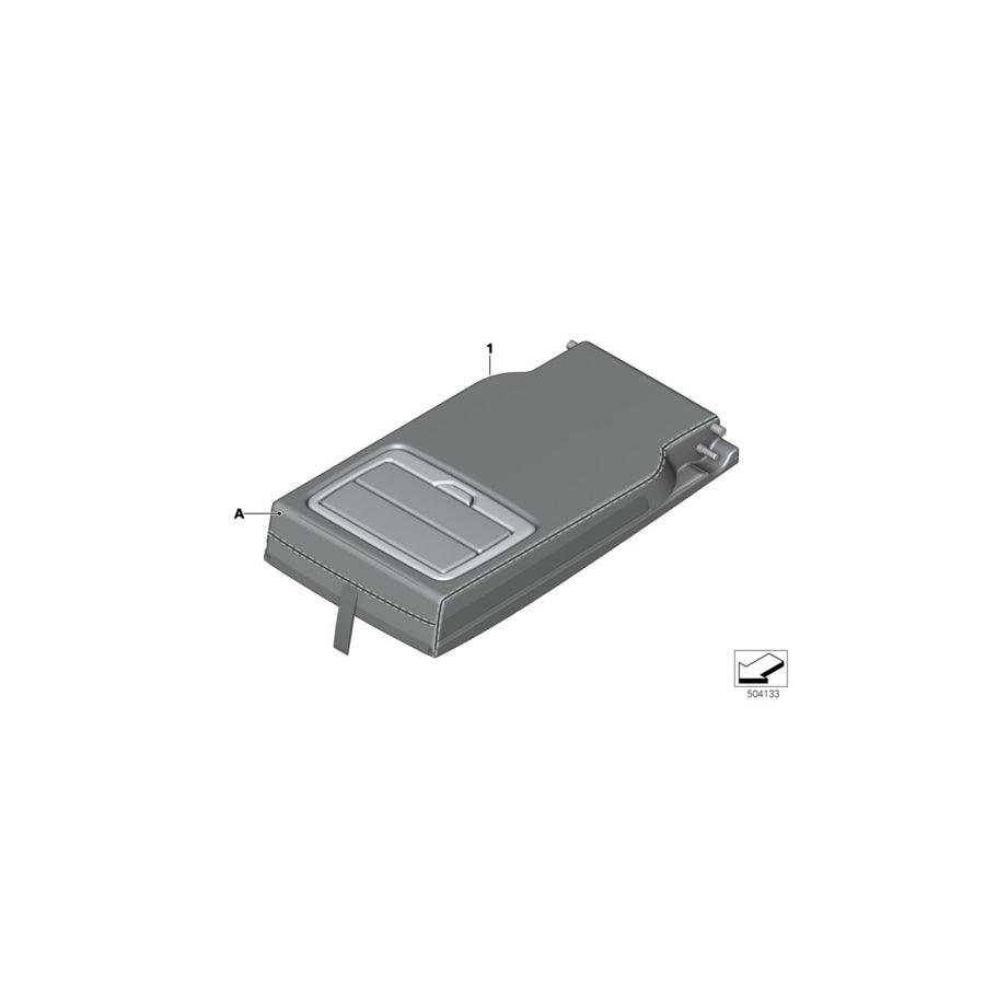 Genuine BMW 52207993195 G20 G21 Armrest, Leather, Rear Center INDIVIDUAL (Inc. 330dX, 330iX & 320d)