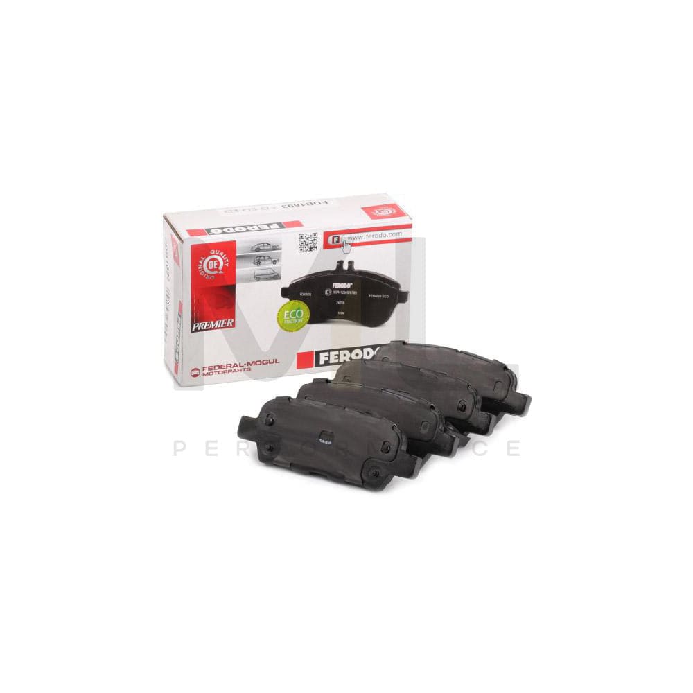 Ferodo Premier Eco Friction FDB1693 Brake Pad Set With Acoustic Wear Warning, Without Accessories